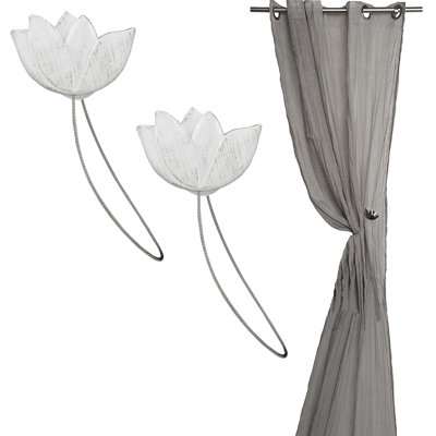 Tulip Resin Curtain Tieback