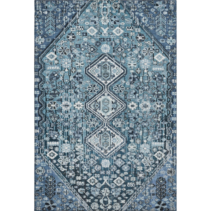 Premium Machine Washable Mayfield AMF1834 Aztec Rug, Rectangle 10' x 14'