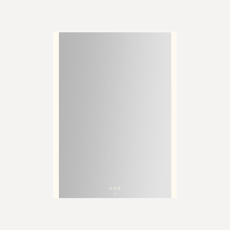 Instinct Lighted Rectangular Mirror, 30" x 40" x 7/8", Edge Lit Light Pattern