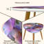 Ensemble de 2 tables basses gigognes Triangle