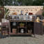 Outdoor Kitchen Island(No Include Stool)-2101987514