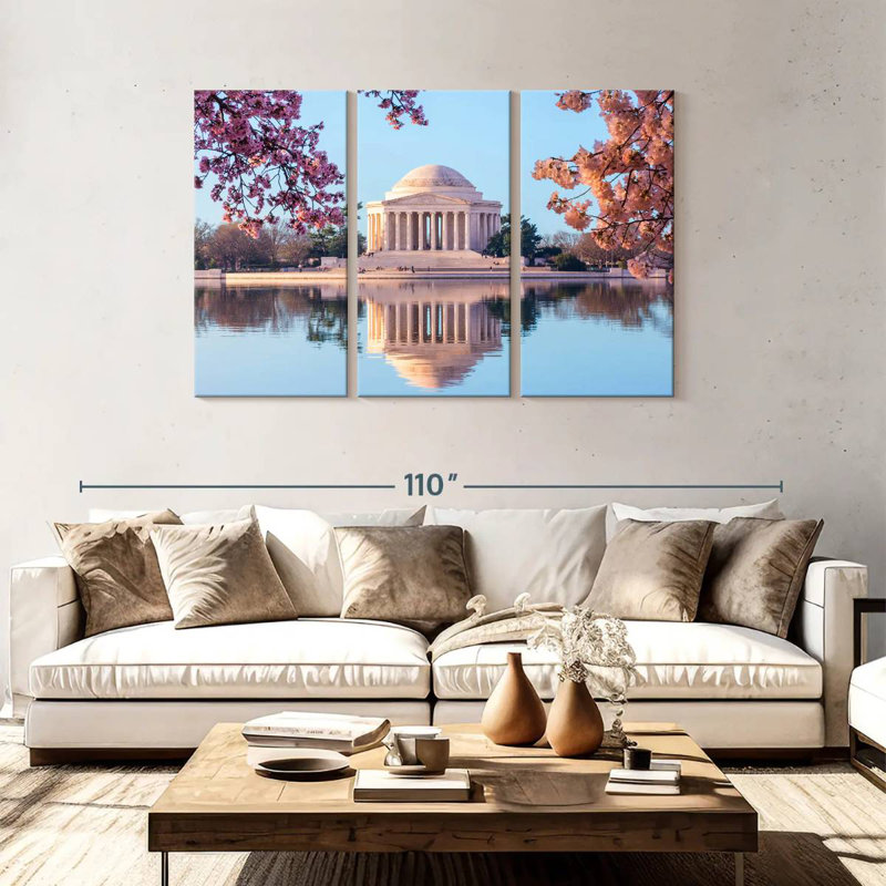 Lilie Jefferson Shrine Reflection, 48" H x 74" W
