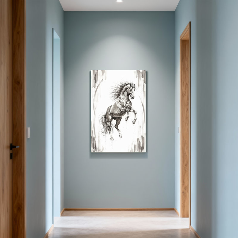 Animals Horse Galloping Dynamic Art, 30" H x 20" W