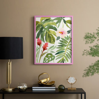 Tropical Farrago I, reproduction encadrée - bois massif