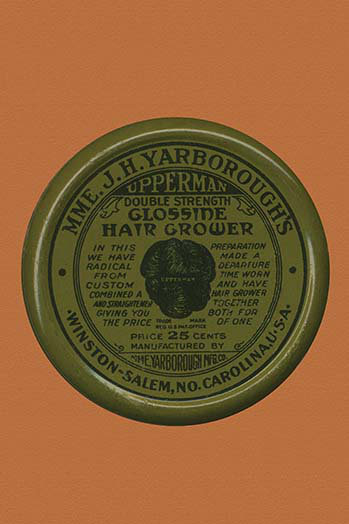 Cultivateur de cheveux upperman glossine-impression publicitaire, H 30 po x l 20 po
