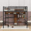 Lit mezzanine double pour enfants Addora