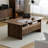 Simple black walnut coffee table-105866279