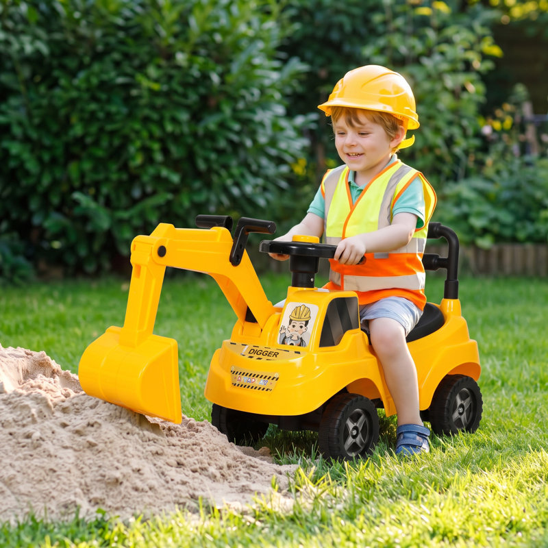 HOMCOM Push/Pull Ride On Toy