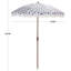 Parasol de 6,5 pi Vroman-1602165282