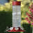 Gravity Hummingbird Feeder – Ribbed Rose