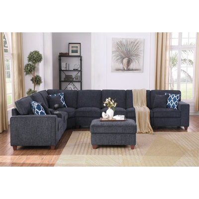 Lily Sectional Sofa With Ottoman