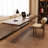 Tan+Clear Rectangular Solid Wood+Acrylic desks-107362653