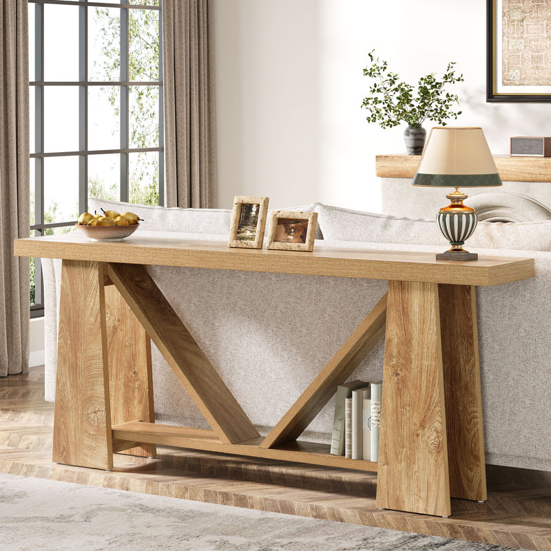 Table de canapé, Brun rustique