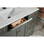 Meuble-lavabo 48 po en bois massif avec comptoir en pierre reconstituée, lavabo simple-106886530-106886531