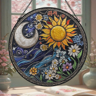 Sun and Crescent Moon Sunflower