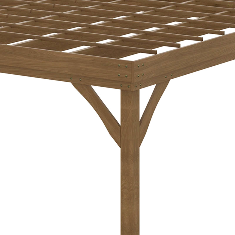 Backyard Gazebo,Grape Vine Gazebo,Outdoor Wooden Pergola, Brown