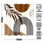 Ensemble de rideaux de douche Boho