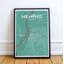 Memphis City Map - No Frame Print-1520971649