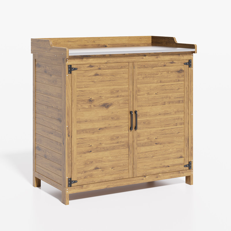 Silsbye Potting Bench, Brown