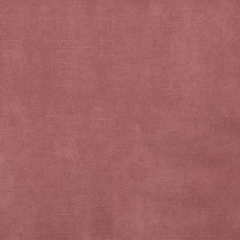 Velvet Armchair with Ottoman, Pink Salmon Velvet