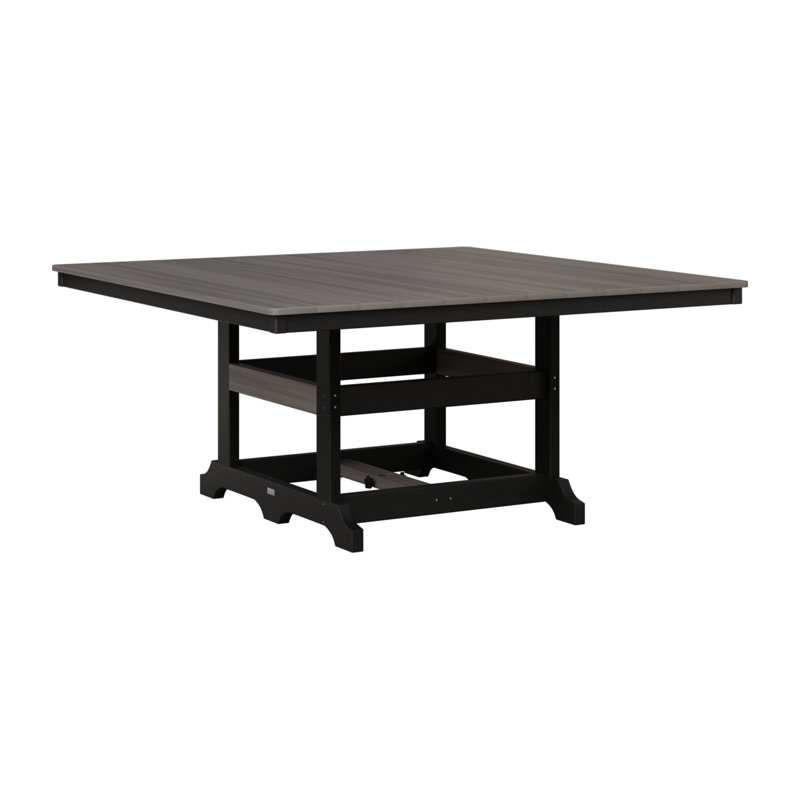 Table de salle à manger Berlin Classic, Noir, Gris côtier