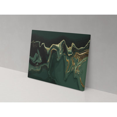Sage Swirl - Wrapped Canvas Painting
