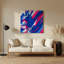 Abstract Colour Field 52 Blue Metal Wall Art-514221142