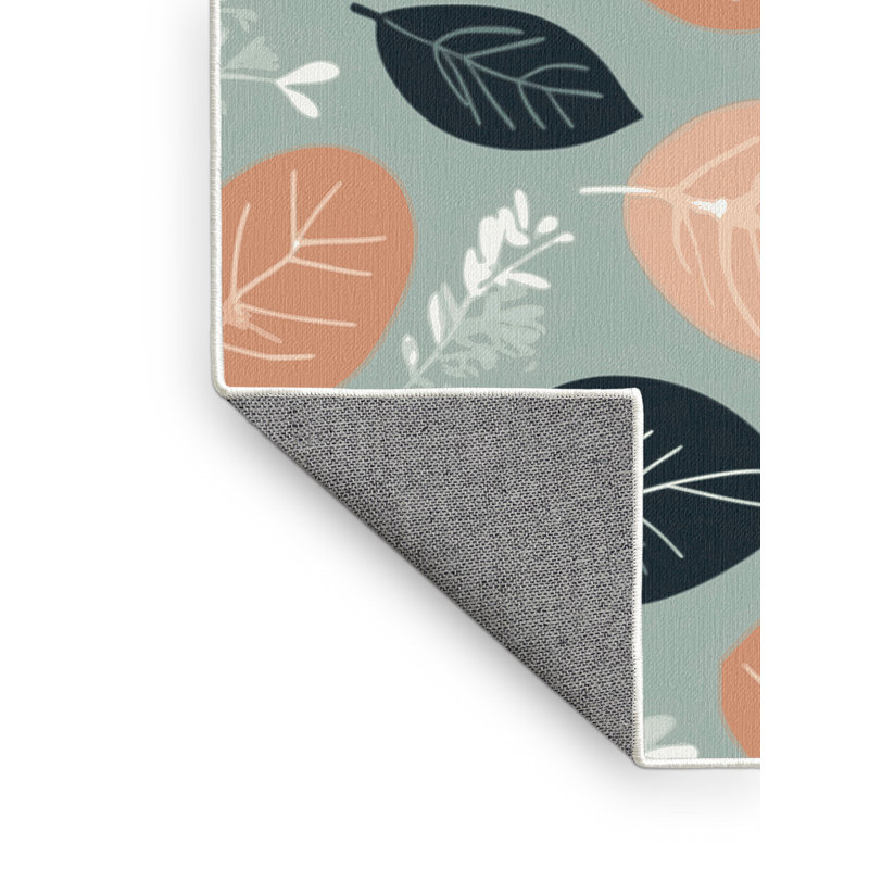 Mossy Flow Rug, Rectangle 4' x 6'