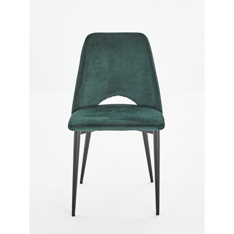 Kermit 48cm H Velvet Upholstered Parsons Chair, Green