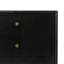 Table de chevet 3 tiroirs en fer noir