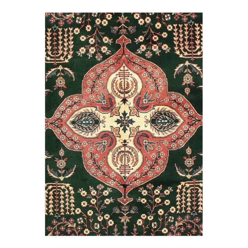 Oriental Area Rug in Green