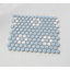 Carreau de mosaïque en porcelaine nid d'abeille 1 po x 1 po Value Series-98546889