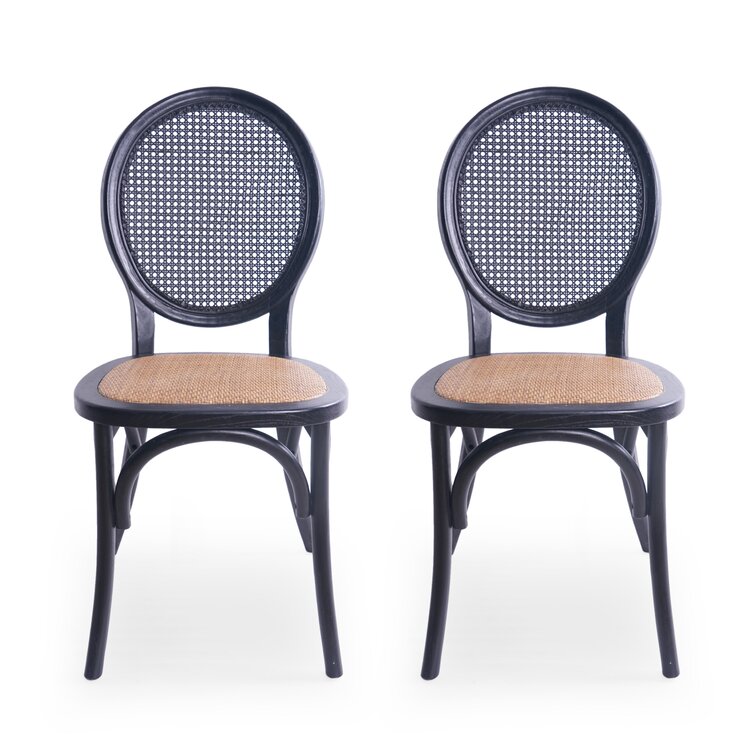 Rattan King Louis Back Side Chair (Set of 2)