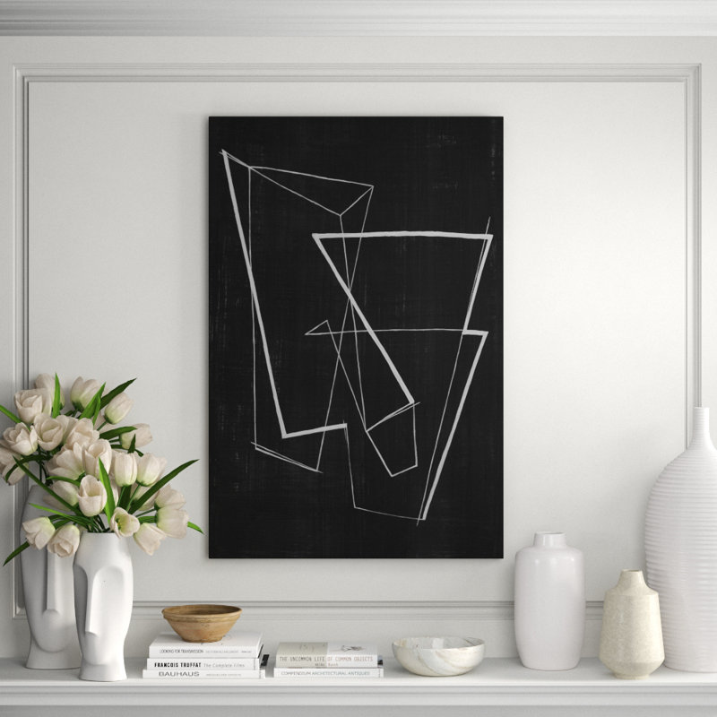 Lines And Distance I Print by Bobby Berk, 60" H x 40" W, Image Brush Gel
