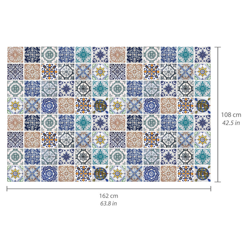 Sunil Abstract Tile Decal