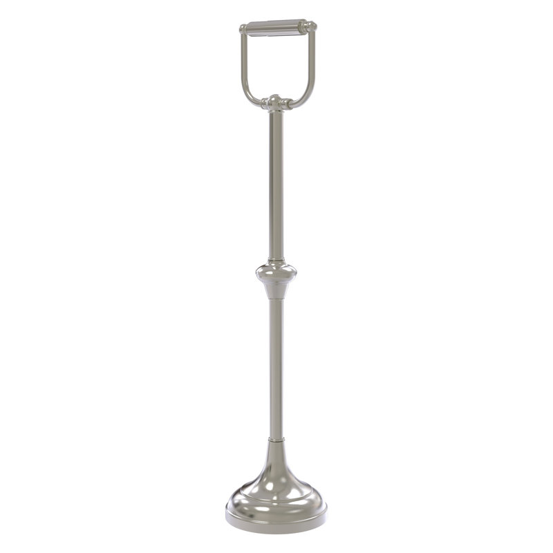Porte-papier sur pied, Nickel satiné