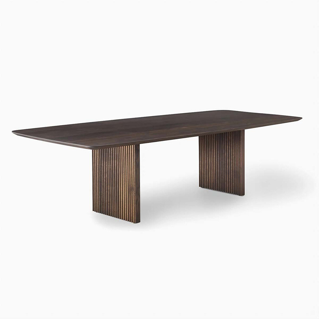 George Oliver Brown Rectangular Solid Wood Dining Table | Wayfair