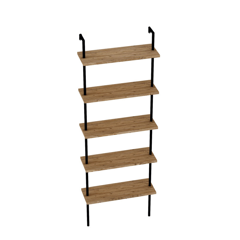 Bookcase Ladder, Atlantic Pine/Black