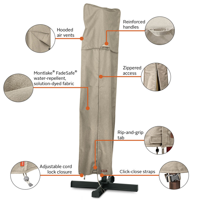 Housse de protection pour parasol Desai