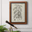 Toile encadrée botanique antique noire et blanche de qualité supérieure - prête à être accrochée-560974659