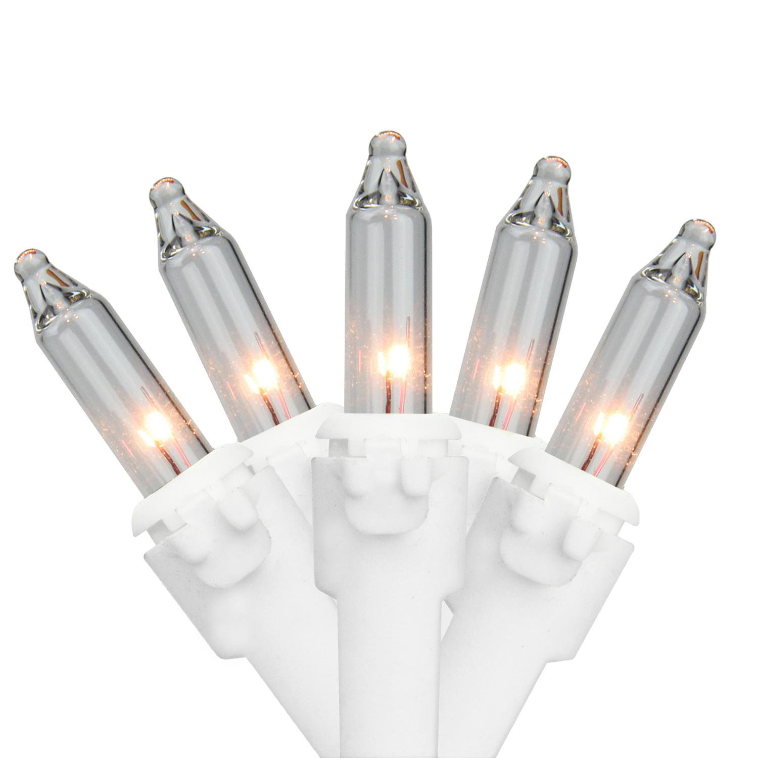 Mini Christmas String Light Set, Clear/White, 300, 552"