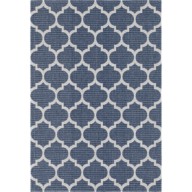 Isidore Cotton Geometric Indoor Rug, Rectangle 4'2" x 6'1"
