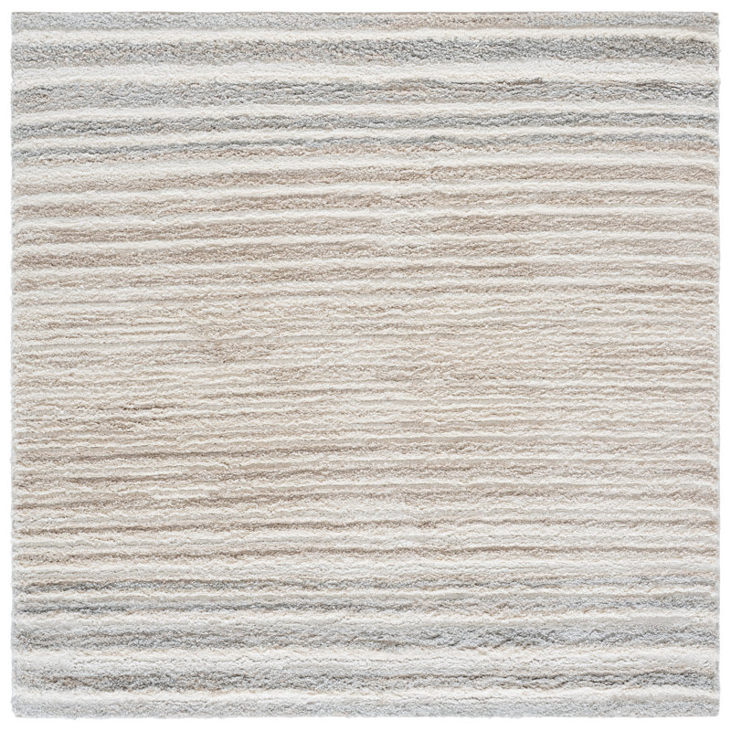 Gemma Shag 604 Performance Abstract Rug, Square 6'7"