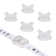 WireGrip 4 Pin RGB LED Strip Light Tape to Tape Splice Connectors, 6 Pack