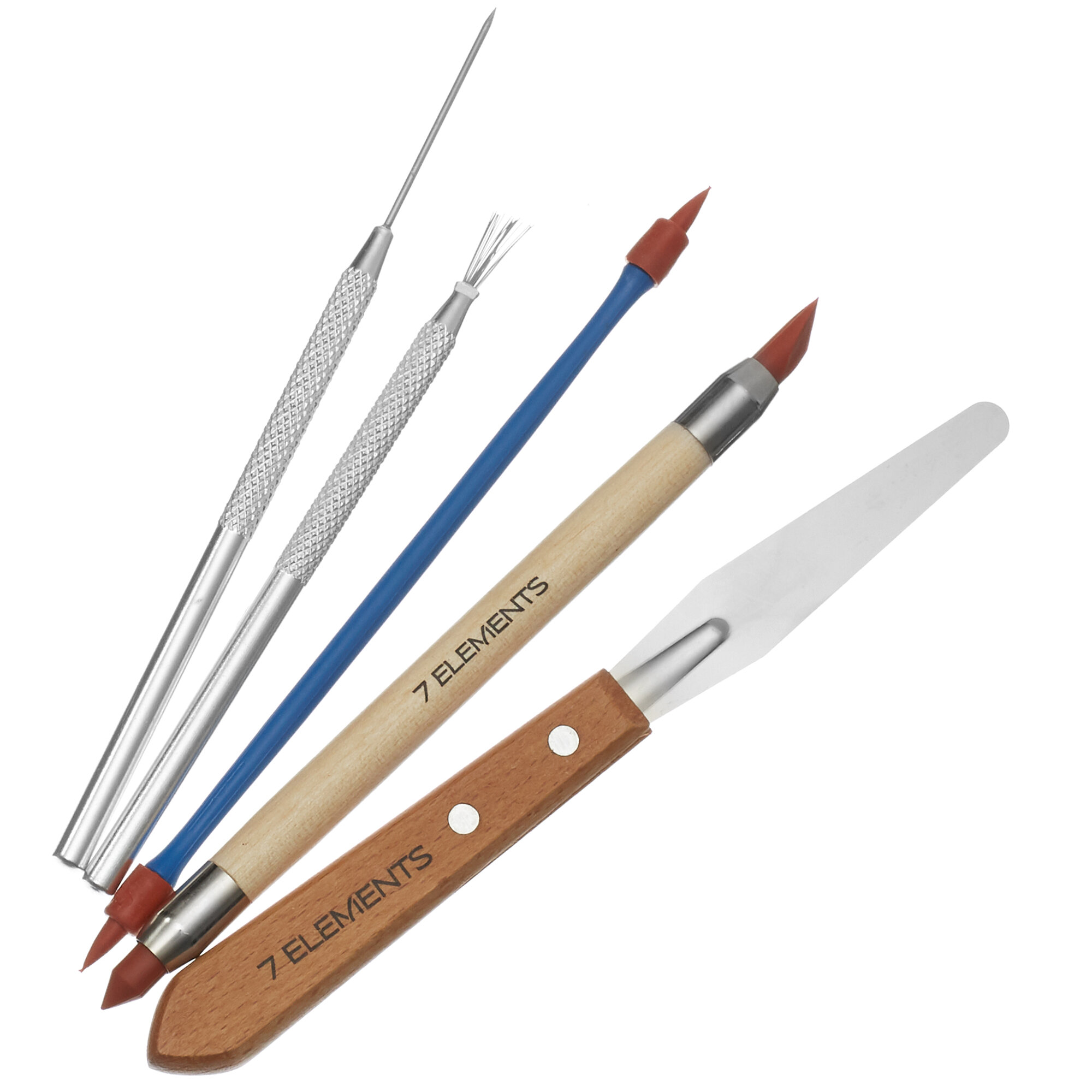 7 Elements 42-Piece Clay Pottery Tool Set