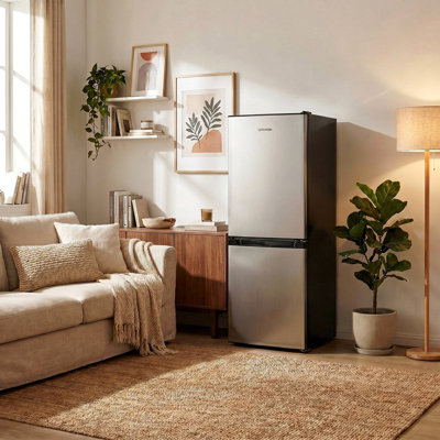 4 Cu.Ft Freestanding Refrigerator With Bottom Freezer For Apartment, Dorm, Office, ENERGY STAR