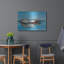 Art mural en métal Breakwater Bay, «Bateaux dans le port» par Max Maxx-862565759