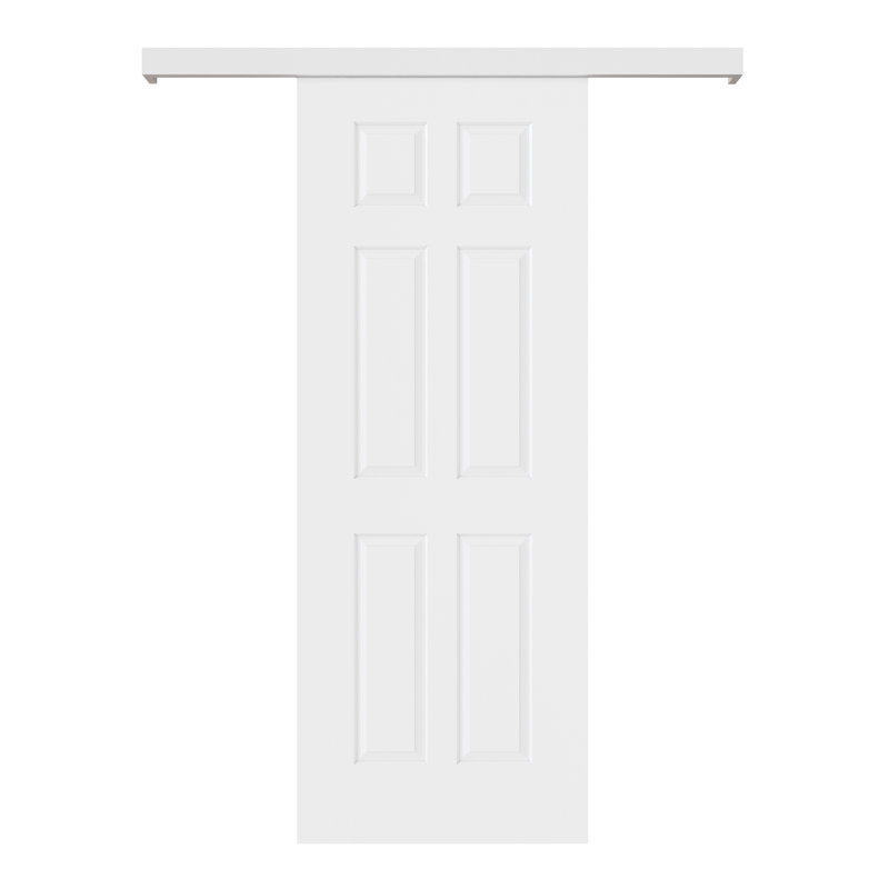 Porte de grange coulissante en bois 80 pi avec 80 po, 30 po x 80 po