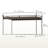 10' x 10' Outdoor Gazebo, Retractable Pergola Canopy, Brown