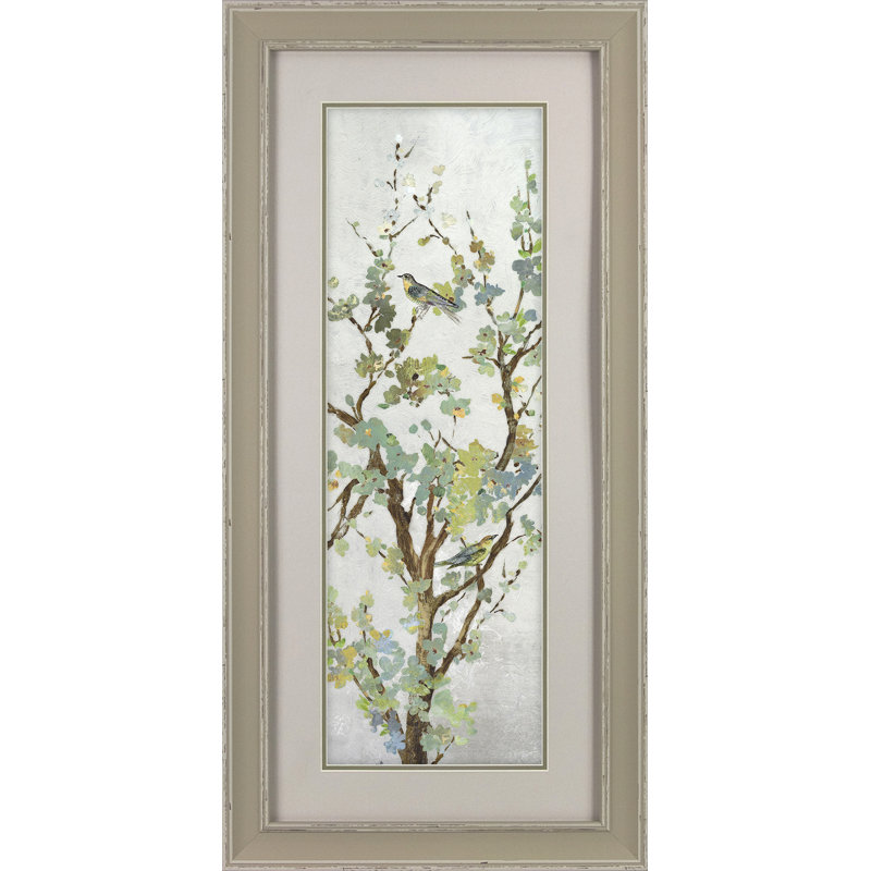 Sage Branch II - Print, Framed Paper